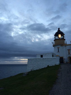 Stoer Lighthouse night